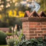 cheminee-brique-lierre-fumee-jardin