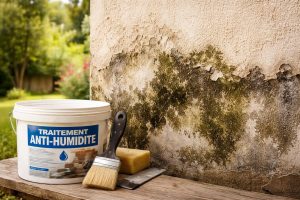 mur-humide-outils-jardin-flou