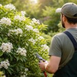jardinier-secateur-oranger-mexique-fleurs