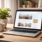 ordinateur-tasse-plante-bureau-moderne