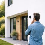 maison-moderne-personne-jardin-verdoyant