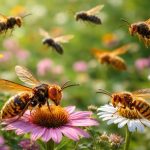 frelons-fleurs-soleil-jardin