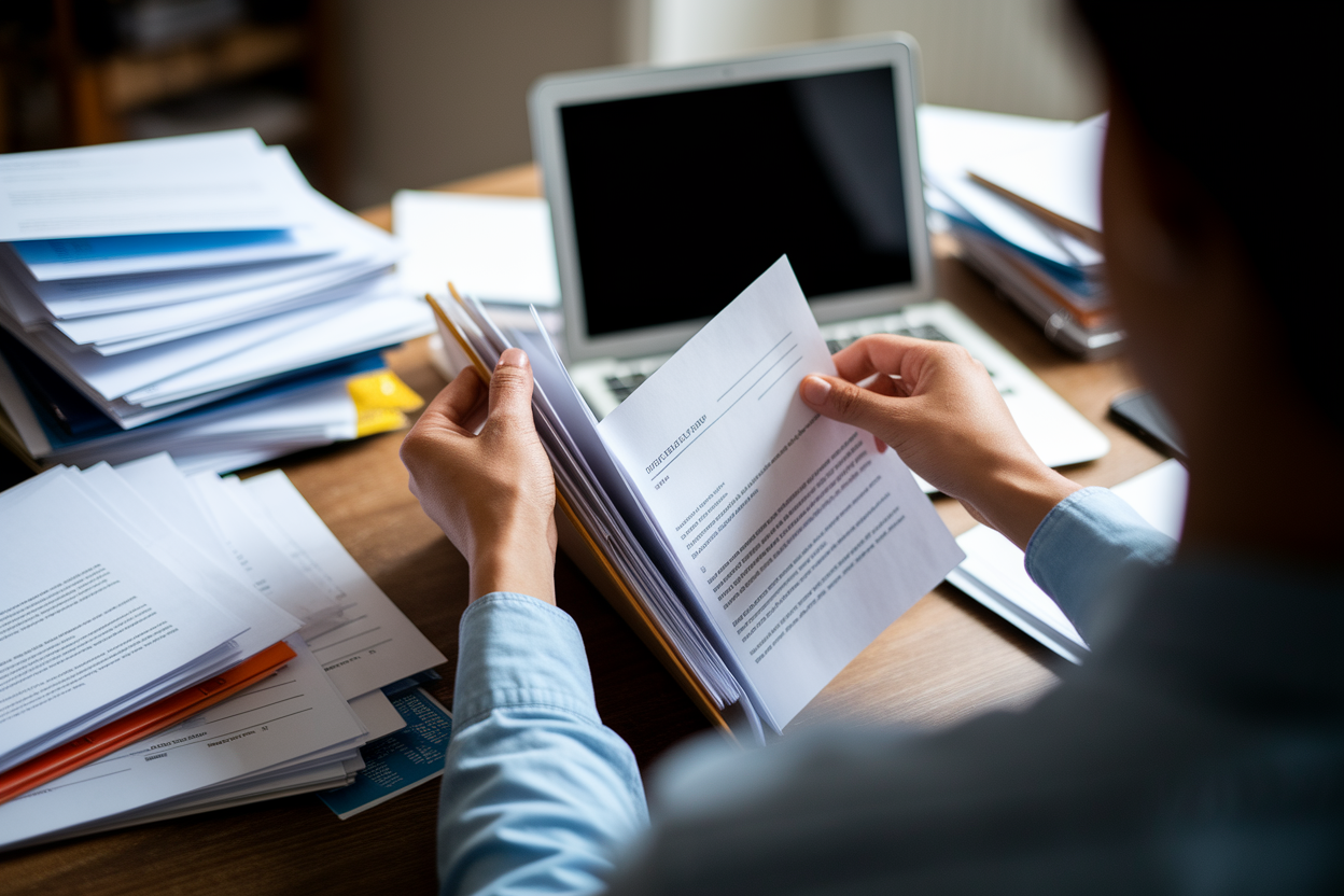 Constitue ton dossier dès le départ
