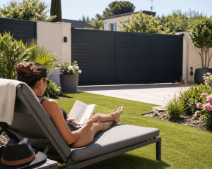 Quand privilégier un portail coulissant plein pour plus d’intimité