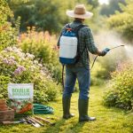 jardinier-chapeau-paille-jardin-luxuriant