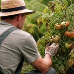 jardinier-tomates-tachees-feuilles-decolorees
