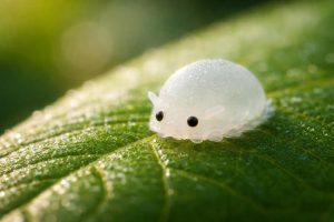 creature-transparente-feuille-verte-gros-plan